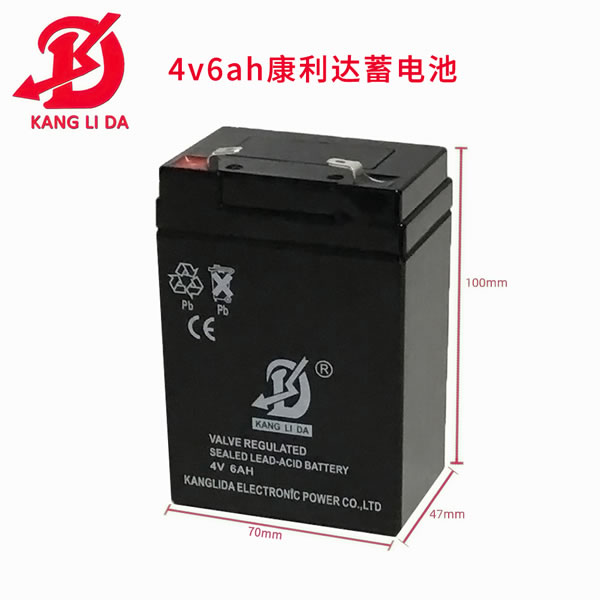 4v6ah電子秤用閥控鉛酸免維護電池